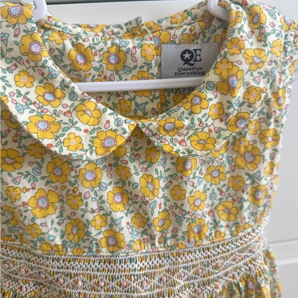 Question Nothing Yellow FloralKids Dress - Picture 2 of 3